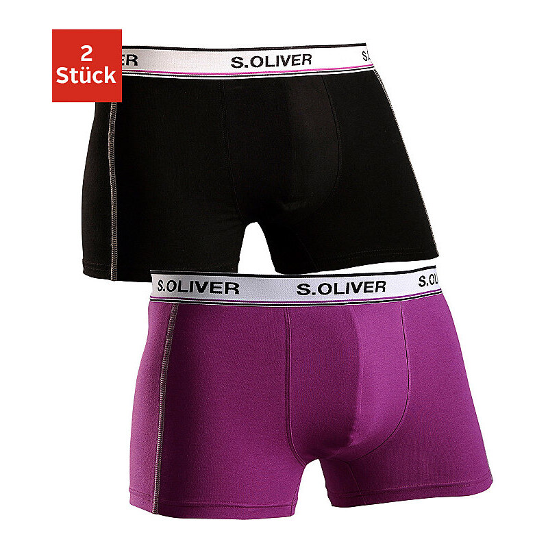 S.OLIVER RED LABEL RED LABEL Bodywear Baumwoll-Boxer (2 Stück) Retro Pants perfekte Passform Farb-Set L (6),M (5),S (4),XXL (8)
