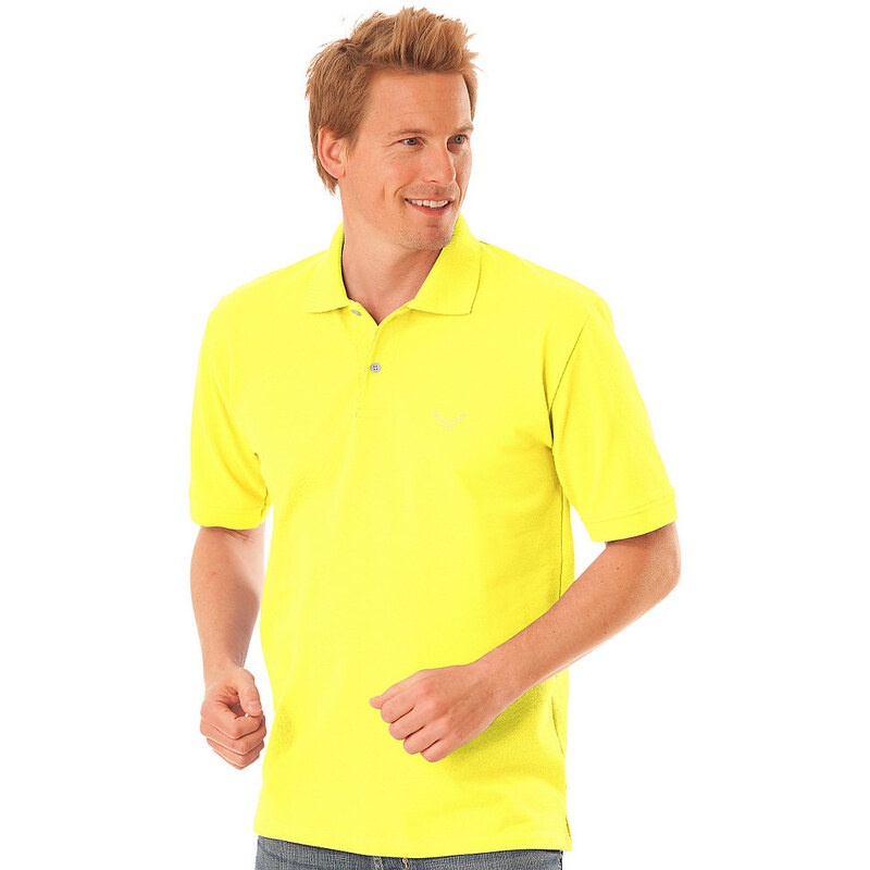 TRIGEMA Polo-Shirt DELUXE Piqué TRIGEMA gelb L,M,S,XL,XXL,XXXL