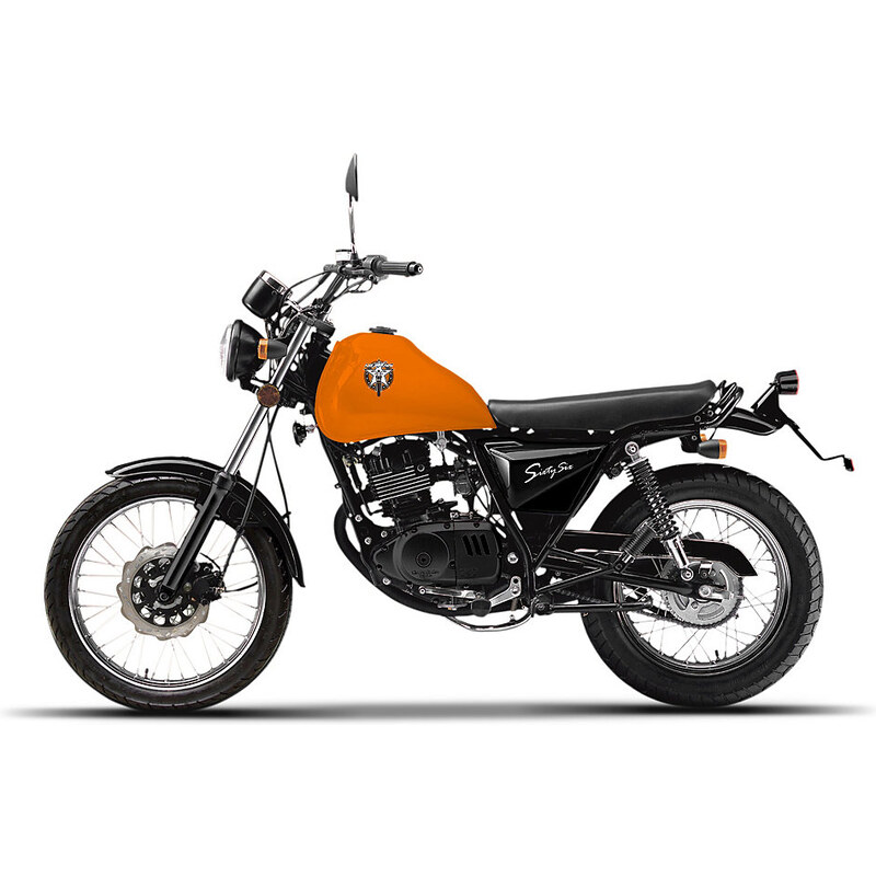 Motorrad 125 ccm 101 km/h SixtySix LUXXON orange