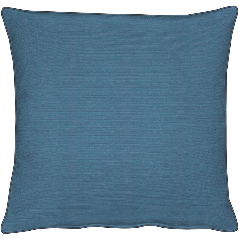 APELT Kissen TIZIAN Uni Rips (1 Stück) blau 1 (39x39 cm),2 (45x45 cm)