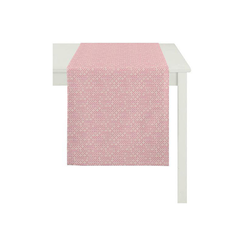 Tischläufer Casino APELT rosa 48x140 cm