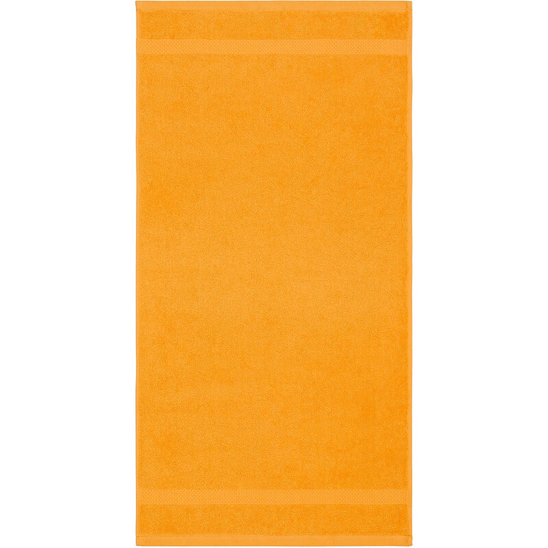 Badetücher Planet mit schlichter Bordüre Dyckhoff orange 2x 70x140 cm