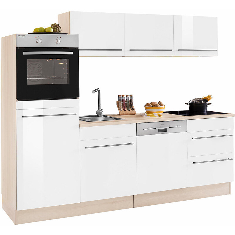 OPTIFIT Küchenzeile ohne E-Geräte Bern Breite 240 cm weiß