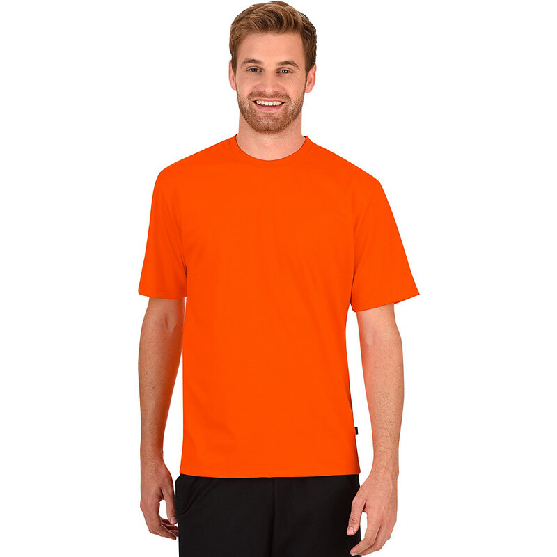 TRIGEMA T-Shirt DELUXE Baumwolle TRIGEMA orange 4XL,5XL,L,M,S,XL,XXL,XXXL