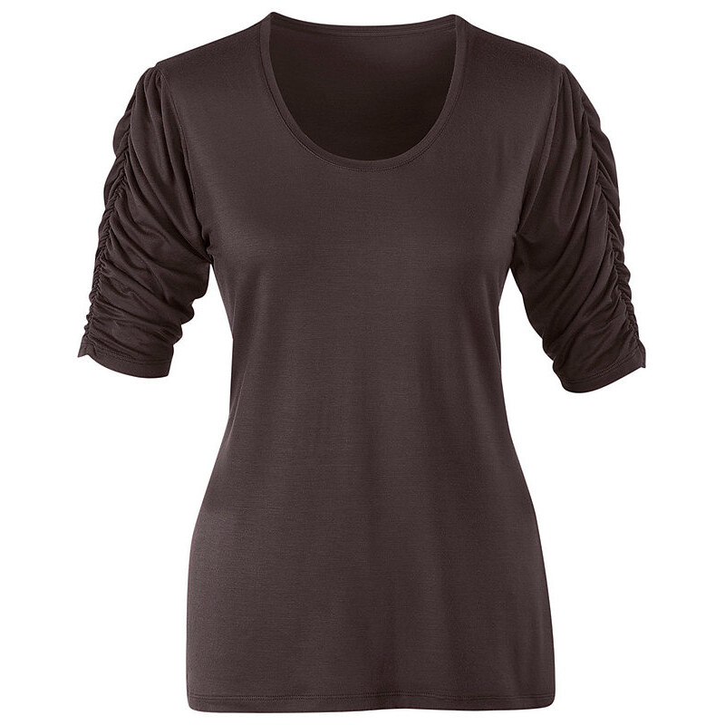 Damen Classic Inspirationen Shirt mit Rundhals-Ausschnitt CLASSIC INSPIRATIONEN braun 36,38,40,42,44,48,50,52,54