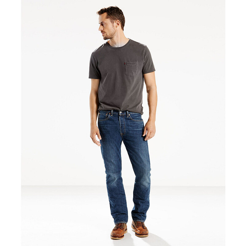 Straight-Jeans 501 LEVI'S® blau 30,32,34