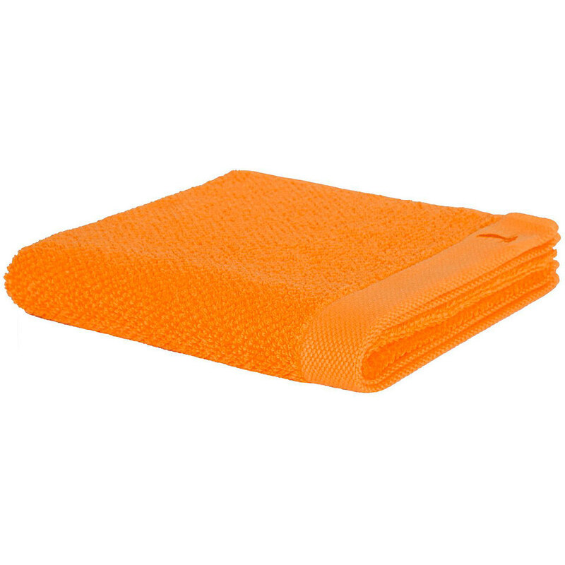 MÖVE Handtuch New Essential mit Perlstruktur orange 1x 50x100 cm