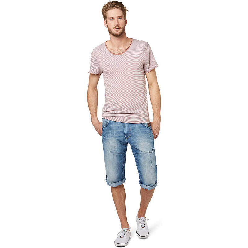 Shorts Used-Jeans in Bermuda-Länge Tom Tailor blau 34,40