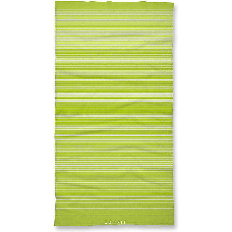 Esprit Home Handtücher Grade im modernen Streifen-Design grün 2x 50x100 cm