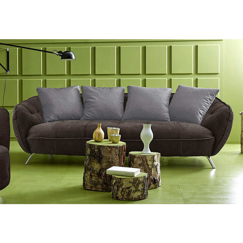 INOSIGN Big-Sofa 524 (= schwarz/argent),525 (= schlamm/platinum),526 (= braun/elefant)