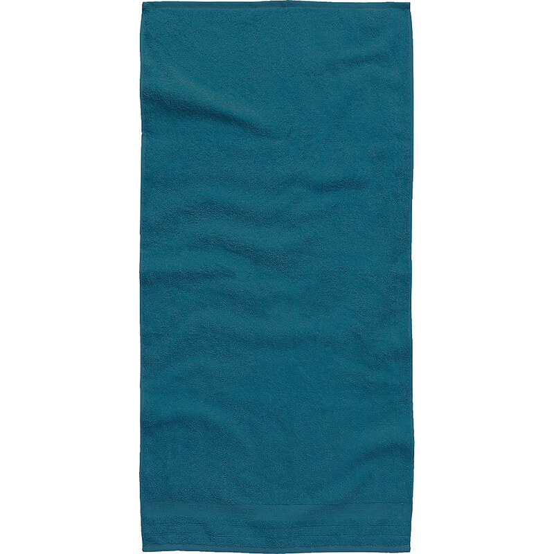 Handtücher Uni mit Logo in Bordüre Tom Tailor grün 2x 50x100 cm