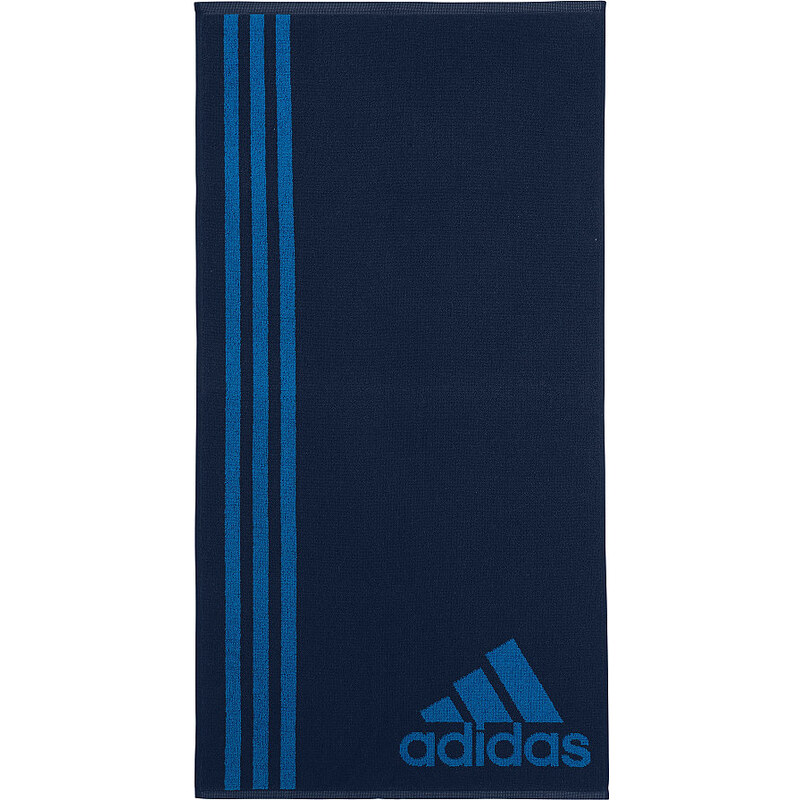 adidas Performance Badetuch mit drei großen Streifen blau 1x 70x140 cm