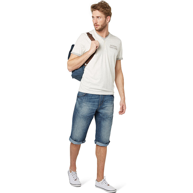 Shorts Used-Jeans in Bermuda-Länge Tom Tailor blau 28,30,31,40