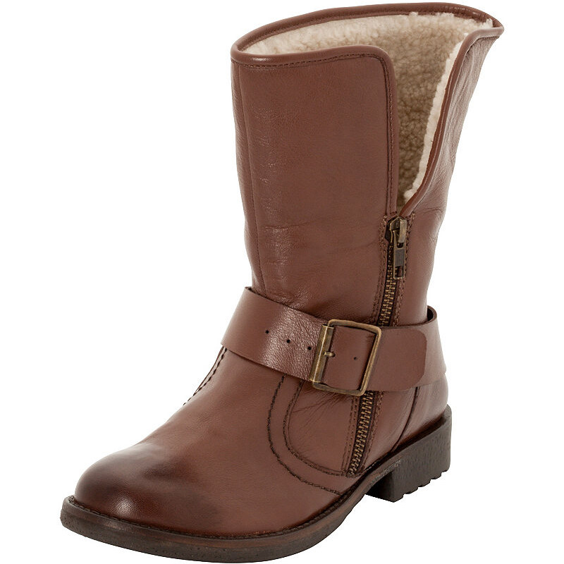 Casual Robuste Stiefelette SHEEGO CASUAL braun 37,38,39,40,41,42