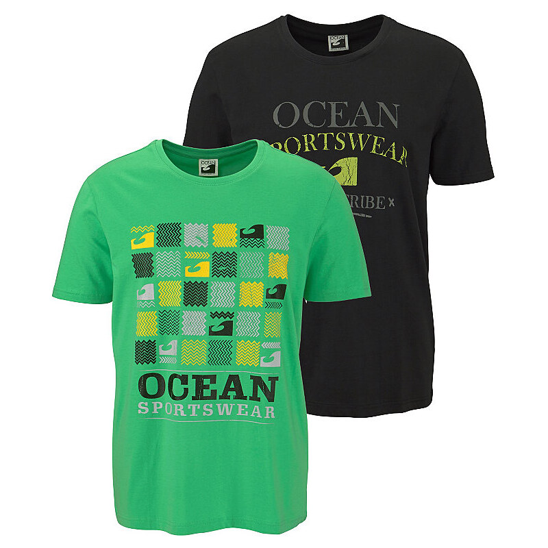 OCEAN SPORTSWEAR Ocean Sportswear T-Shirt (Packung 2 tlg.) schwarz L (52/54),M (48/50),XL (56/58),XS (40/42),XXL (60/62)