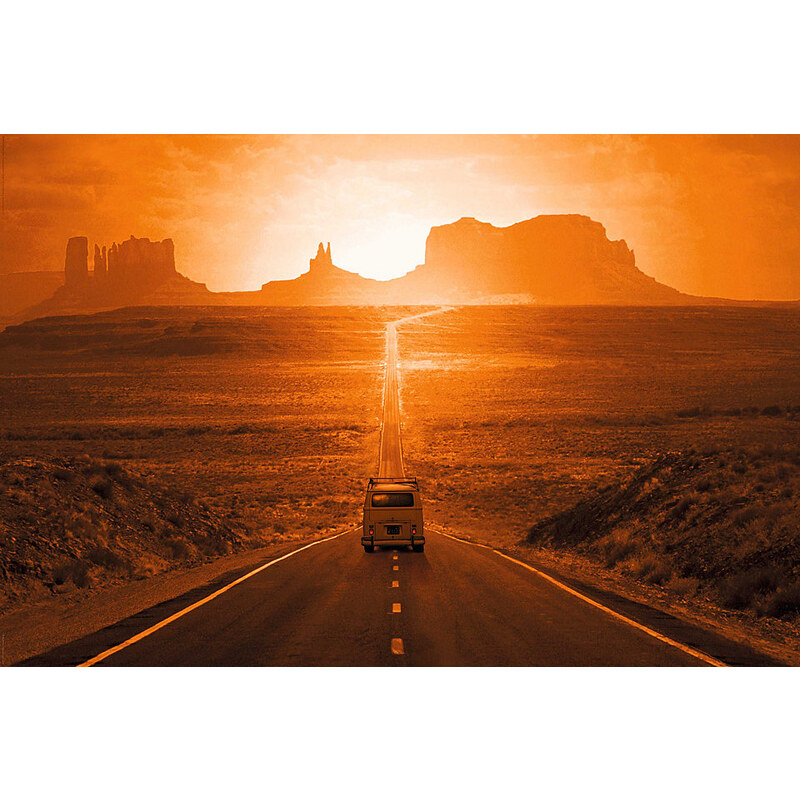 HOME AFFAIRE Bild Monument Valley 90/60 cm orange