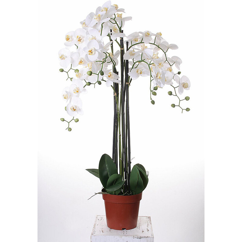 Kunstblume Orchidee XXL HOME AFFAIRE weiß