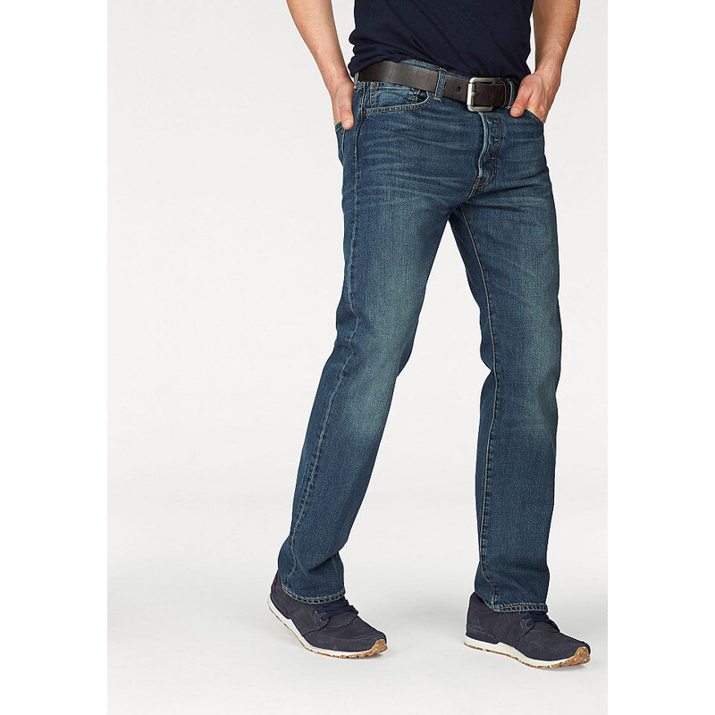 LEVI'S® Straight-Jeans 501 blau 29,30 (30),31 (31),32 (32),33 (33),34 (34),36 (36),38,40