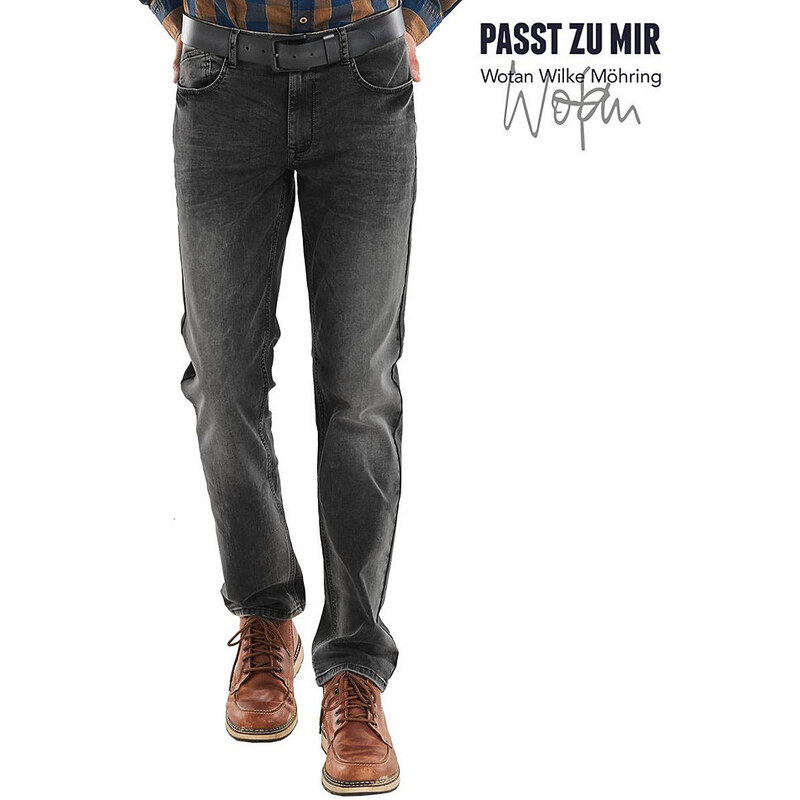 engbers Jeans mit modischer Waschung ENGBERS grau 33,38,40
