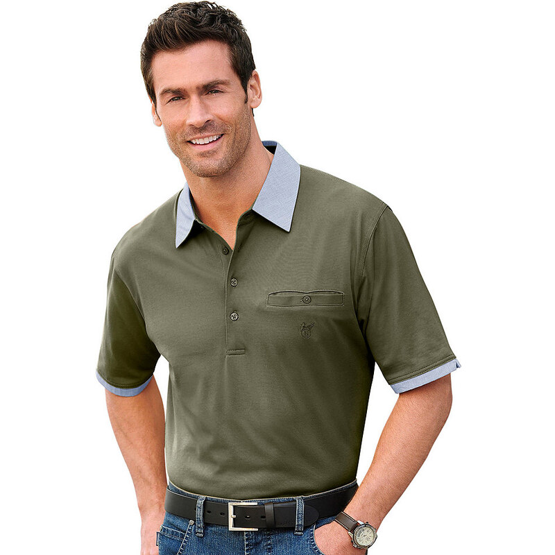 HAJO Kurzarm-Shirt in 2-in-1-Optik grün 44/46,48/50,52/54,56/58,60/62,64/66