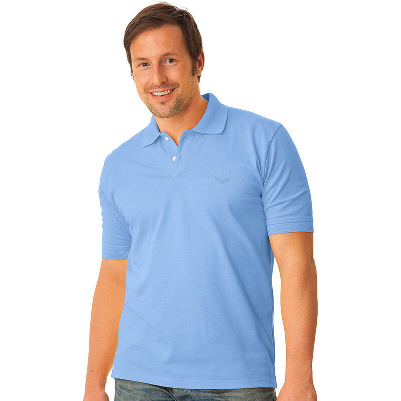 TRIGEMA Polo-Shirt DELUXE Piqué TRIGEMA blau L,M,S,XL,XXL,XXXL
