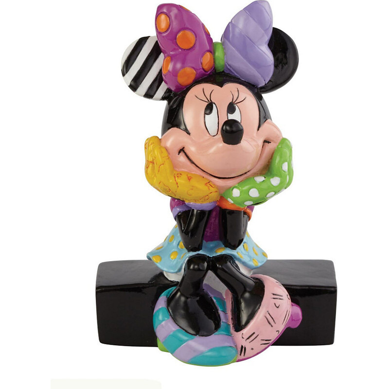 Disney by Britto Figur PopArt sitzend auf Sockel Minnie Mouse DISNEY BY BRITTO bunt