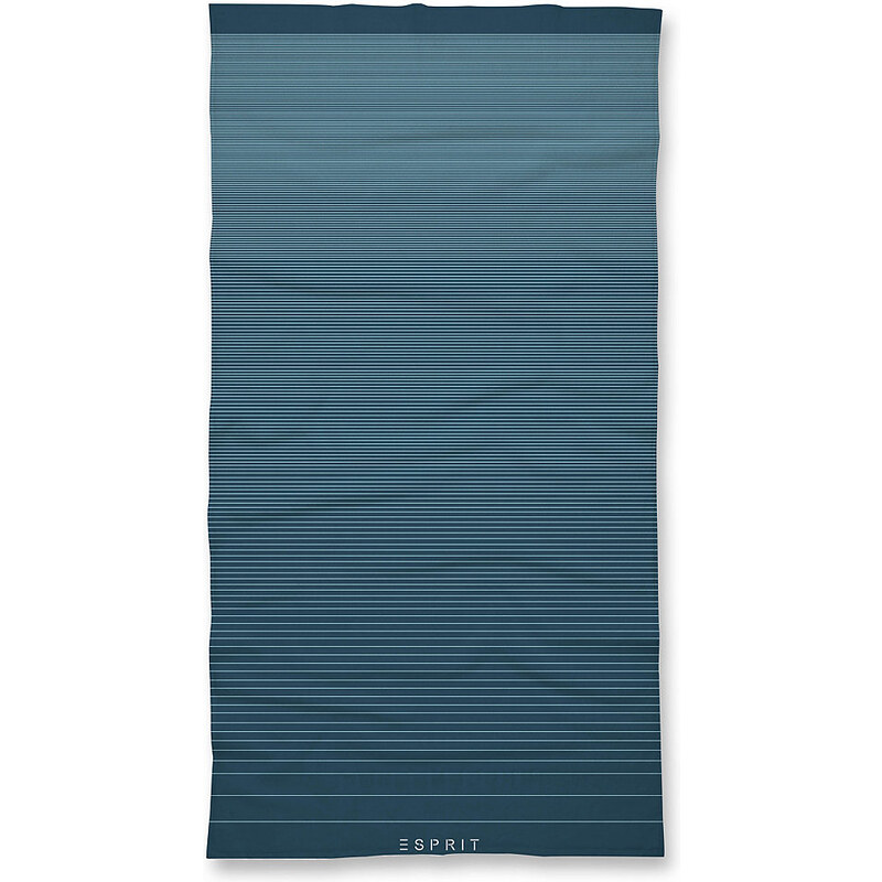 Badetuch Grade im modernen Streifen-Design Esprit Home blau 1x 70x140 cm