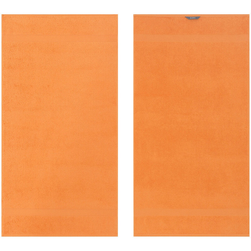 Egeria Handtücher Diamant in Uni gehalten orange 2x 50x100 cm