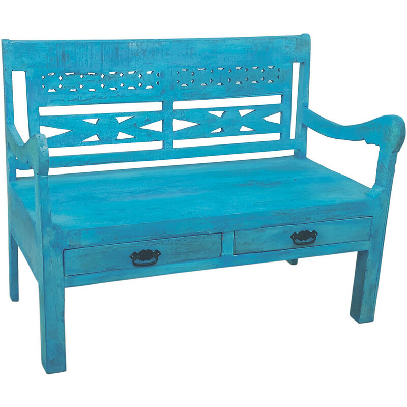 SIT Sitzbank Blue 120 cm breit blau