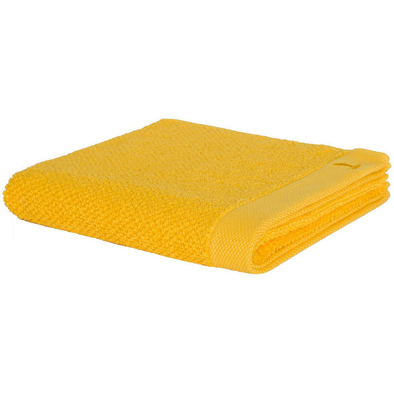 MÖVE Handtuch New Essential mit Perlstruktur gelb 1x 50x100 cm