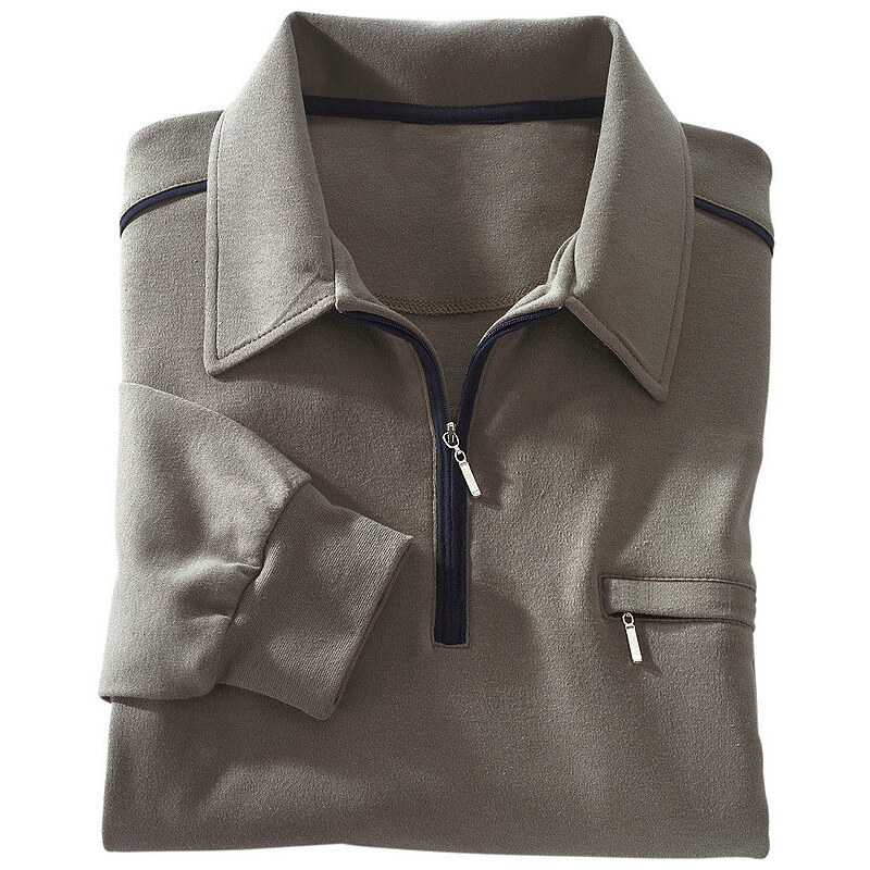 Classic Basics Poloshirt mit elastischen Bündchen CLASSIC BASICS grün 44/46,48/50,52/54,56/58,60/62
