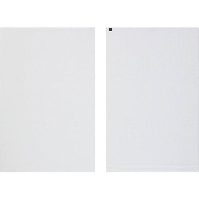 Handtücher Dream mit Streifenbordüre Vossen weiß 2x 50x100 cm