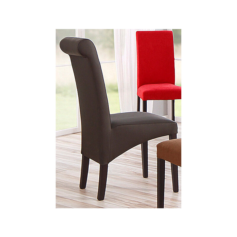 HOME AFFAIRE Stühle Rito wahlweise mit Echtleder- oder Kunstlederbezug (2er 4er 6er Set) braun