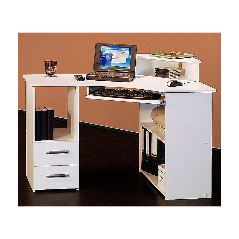 Schreibtisch 4505-02 Baur weiß
