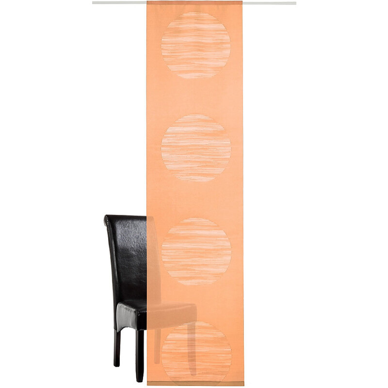 Schiebegardine Padova mit Klettband (1 Stück) deko trends orange 1 (H/B: 145/57 cm),2 (H/B: 175/57 cm),3 (H/B: 225/57 cm),4 (H/B: 245/57 cm)