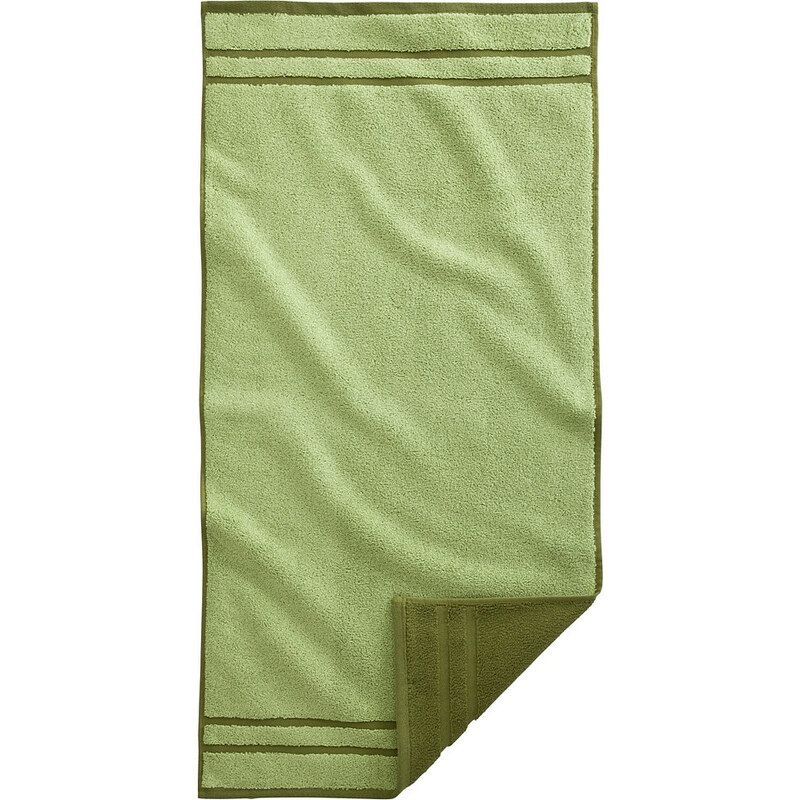 Handtücher Double mit Wendeoptik Egeria grün 2x 50x100 cm