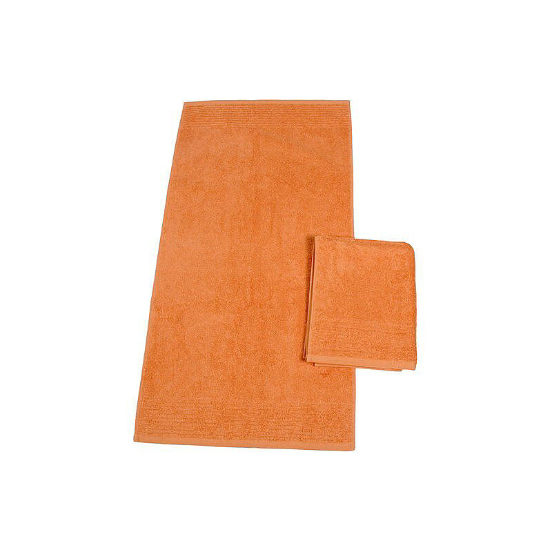 Dyckhoff Handtücher Brillant feine Streifenbordüre orange 2x 50x100 cm