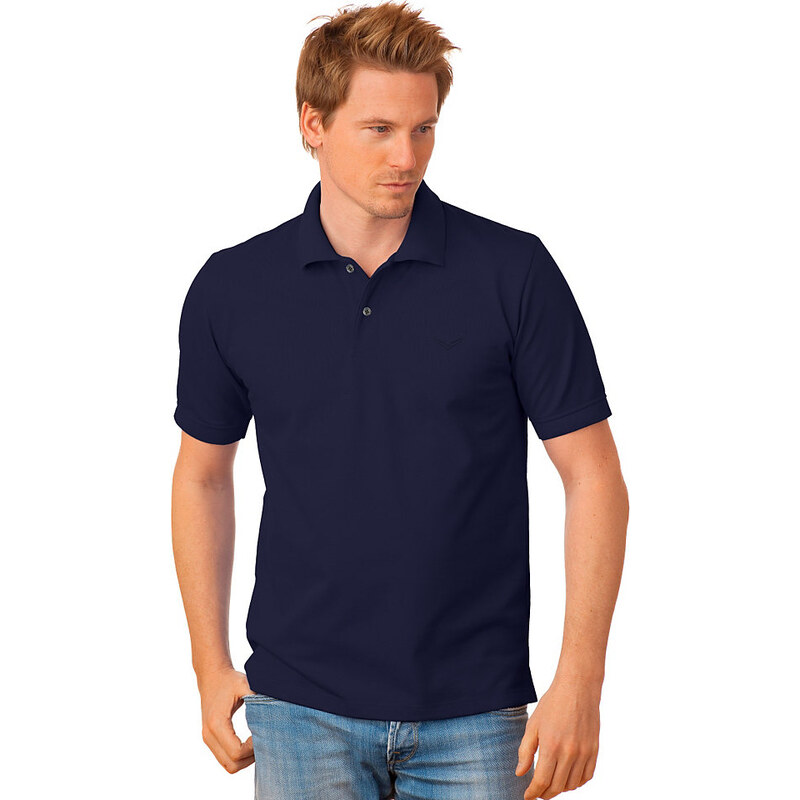 TRIGEMA TRIGEMA Polo-Shirt DELUXE Piqué blau L,M,S,XL,XXL,XXXL