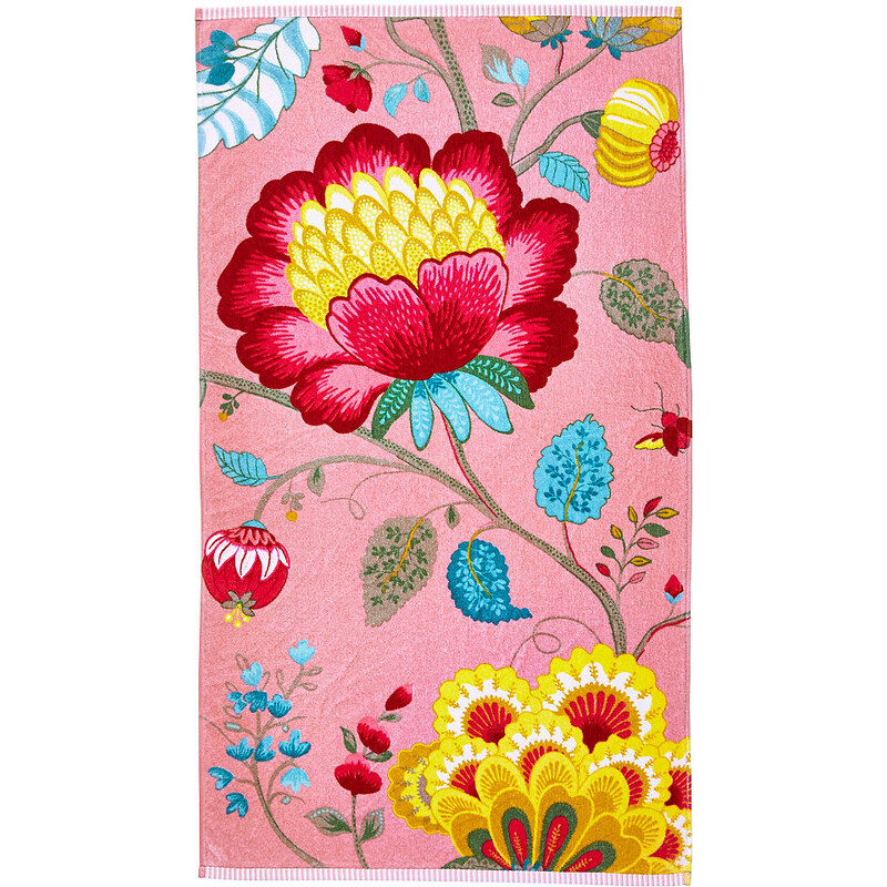 Handtücher Studio Floral Fantasy mit großen Blüten PIP STUDIO rosa 2x 55x100 cm