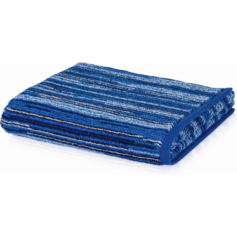 MÖVE Badetuch Jewel Streifen mit bunten Streifen blau 1x 80x150 cm