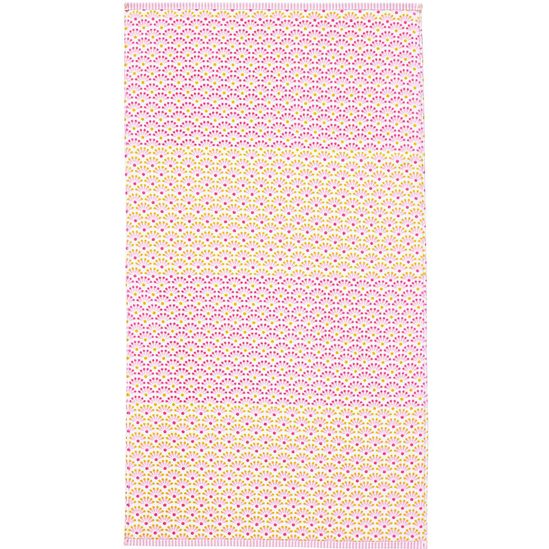 Handtücher Studio Blooming Tails mit grafischen Blüten PIP STUDIO weiß 2x 55x100 cm