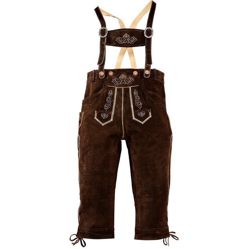 Lederhose traditionelle Stickerei Country Line COUNTRY LINE braun 46,50,52,54,56