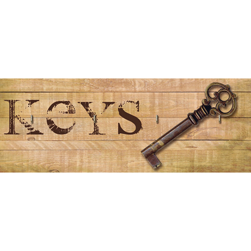 HOME AFFAIRE Schlüsselbrett Schlüssel - Keys 40/15 cm