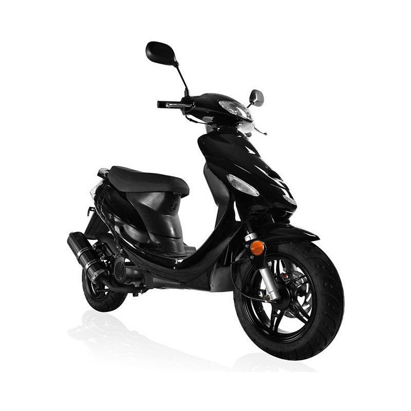 MOTOWORX Motorroller Forza 50 ccm 45 km/h 4,21 PS schwarz