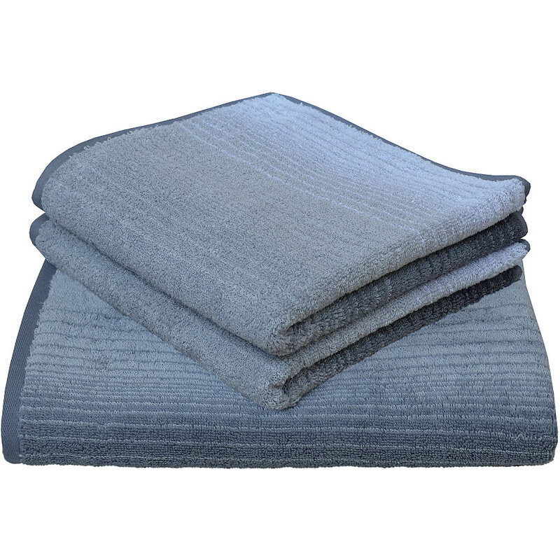 Handtuch Set Colori mit Farbverlauf Dyckhoff grau