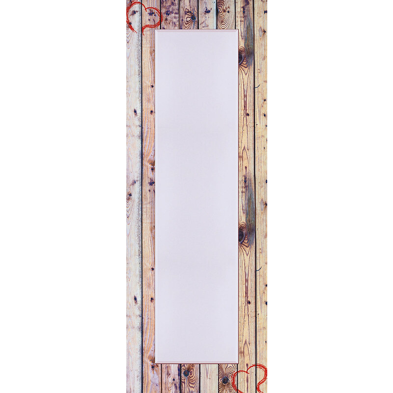 Spiegel Alte Holzwand mit Herz 50/140 cm HOME AFFAIRE natur
