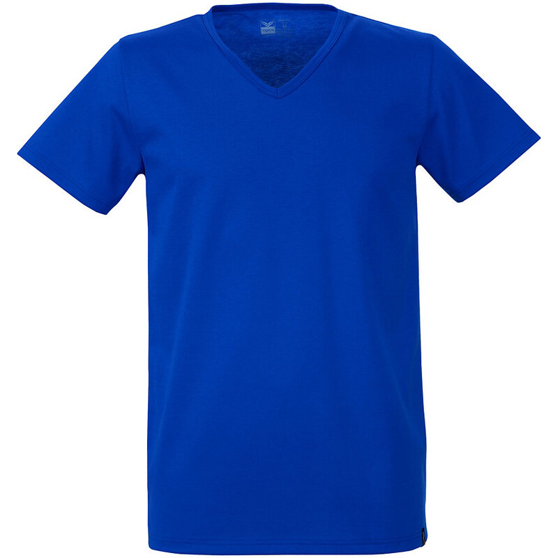 TRIGEMA TRIGEMA V-Shirt - Slim Fit blau L,M,S,XL,XXL,XXXL
