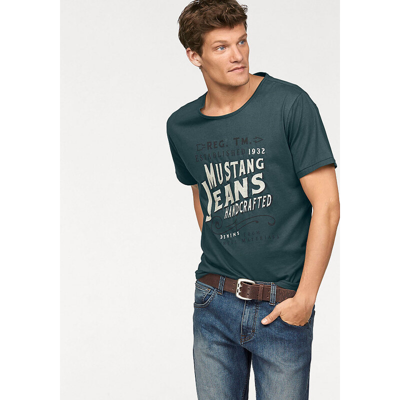MUSTANG T-Shirt grün M (48/50),S (44/46),XL (56/58),XXL (60/62)