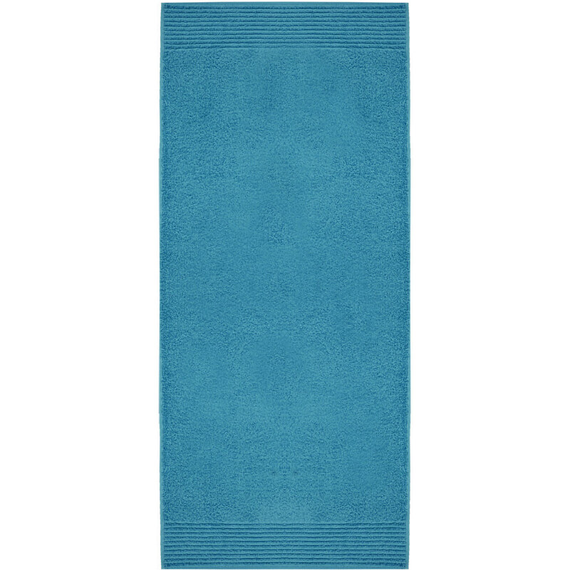 Handtücher Brillant feine Streifenbordüre Dyckhoff blau 2x 50x100 cm