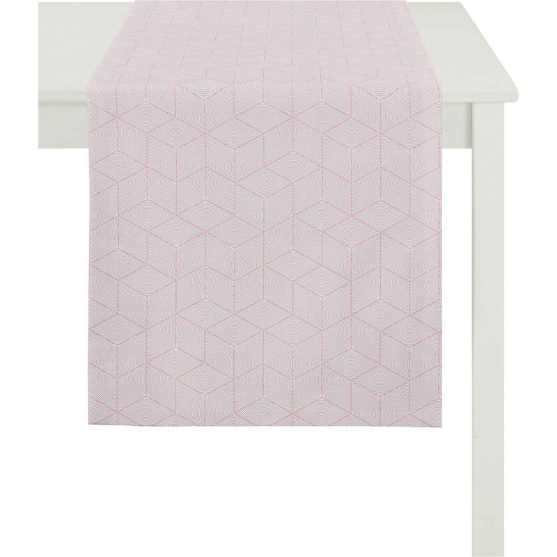 APELT Tischläufer 7901 rosa 48x140 cm